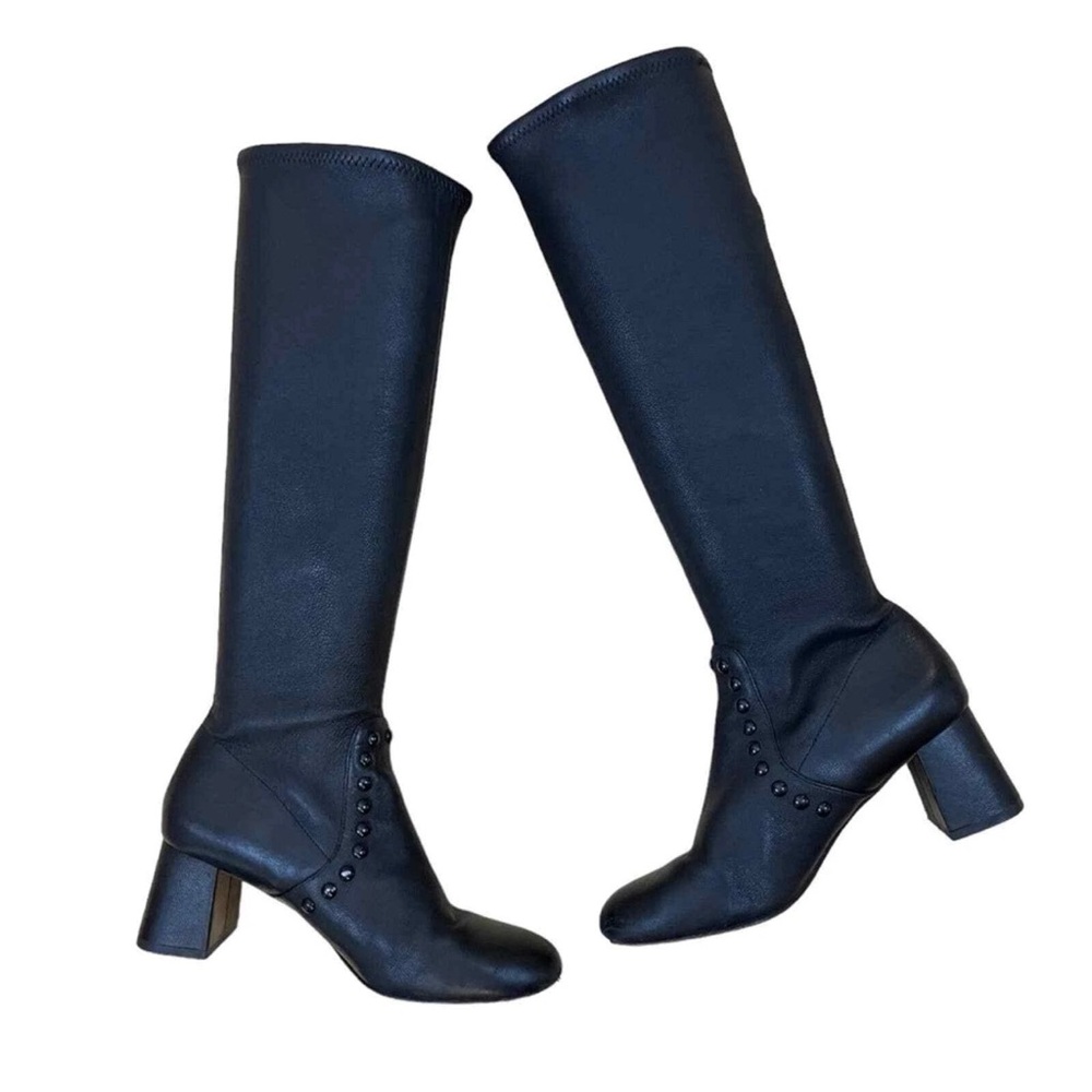 Coach Britney leather Black Knee-High Women's Boots